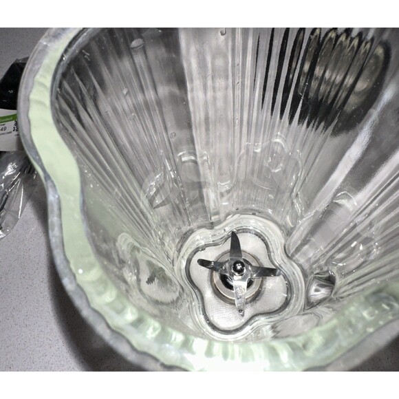 VTG Waring Solid State 8 Push Button Blender 1186  Glass Cloverleaf Top Works - Picture 5 of 7